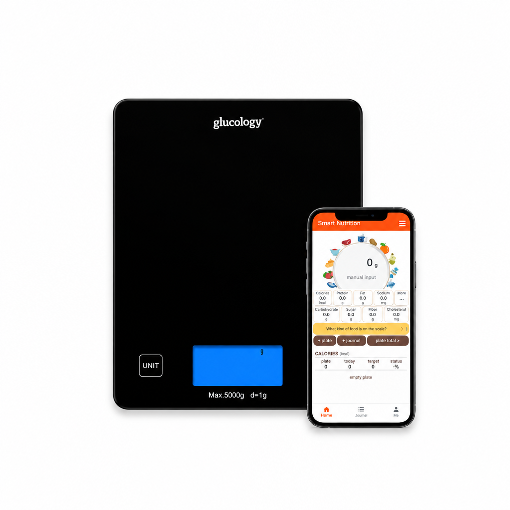 Glucology Smart Nutrition Kitchen Scale Bluetooth