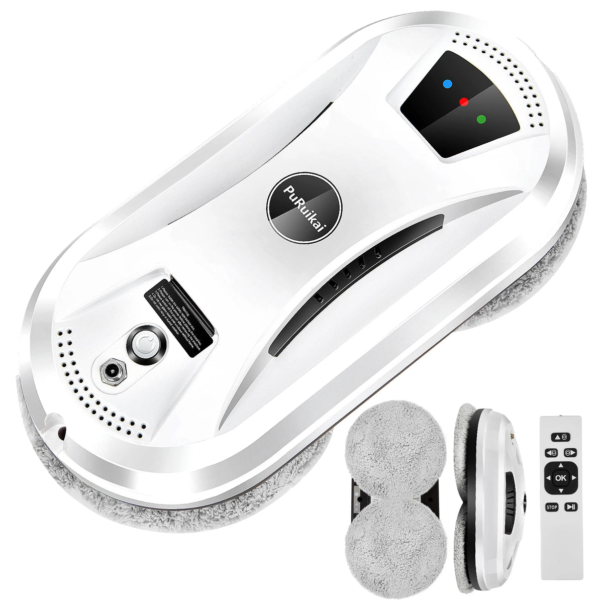 Ultra Thin Robot Window Cleaner Electric Glass Cleaning Robot Remote Control