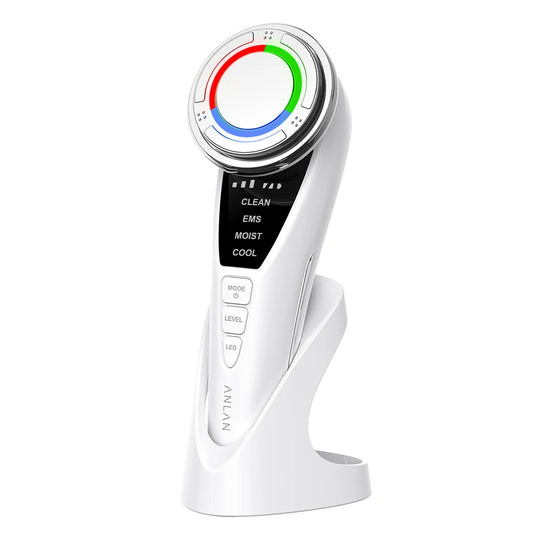Microcurrent Face Lifting Device – Cold Therapy & Deep Cleaning | Anti-Aging Skin Rejuvenation | Rechargeable