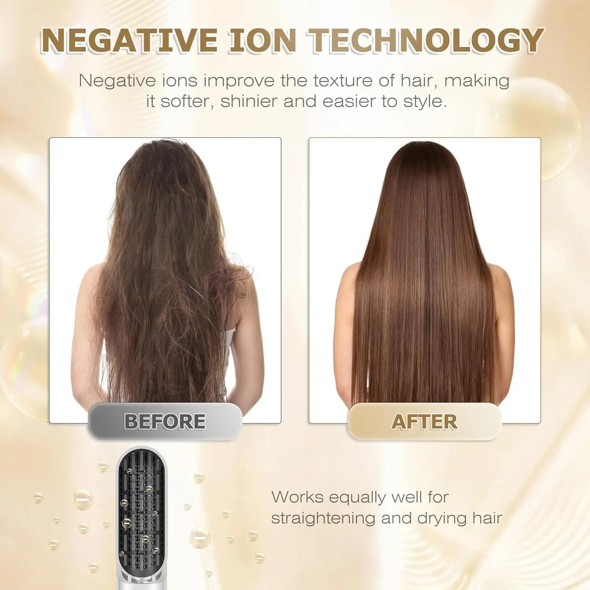 5-in-1 Hair Dryer Brush Set Multifunctional Styler Kit Curling Straightening