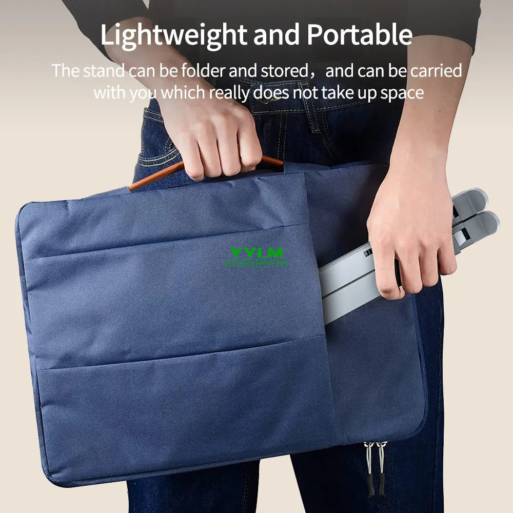 Aluminum Laptop Stand Adjustable Portable Foldable Notebook Holder Cooling
