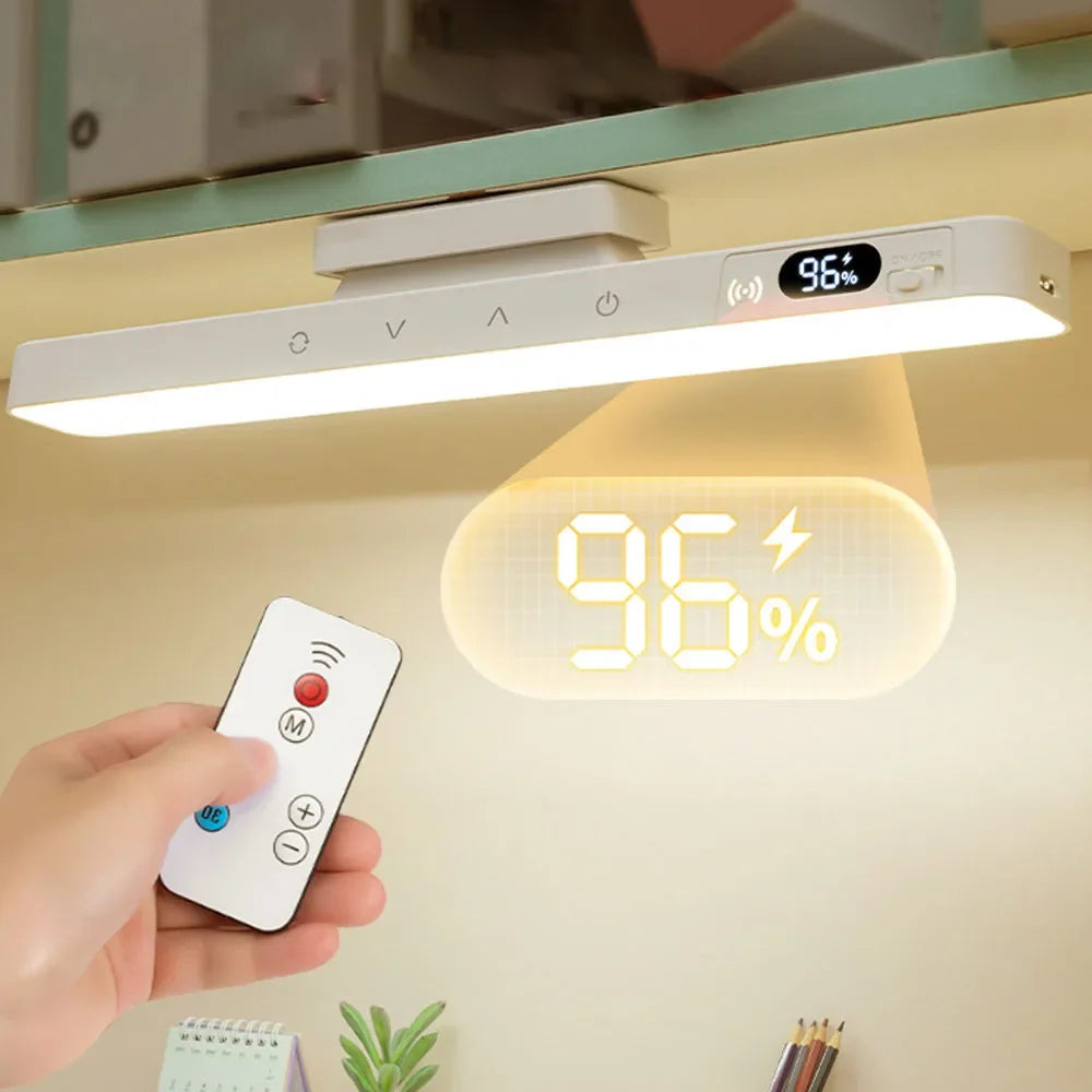 Rechargeable Touch Table Lamp — Magnetic Base, Built-in Battery & Portable Night Light for Bedside & Reading