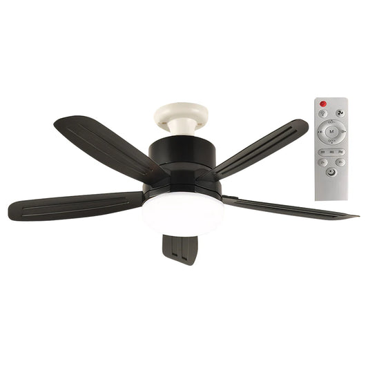 2-in-1 Ceiling Fan with Dimmable LED Light – 3 Speed Settings & Remote Control | Silent Motor | Bedroom, Dining & Living Room