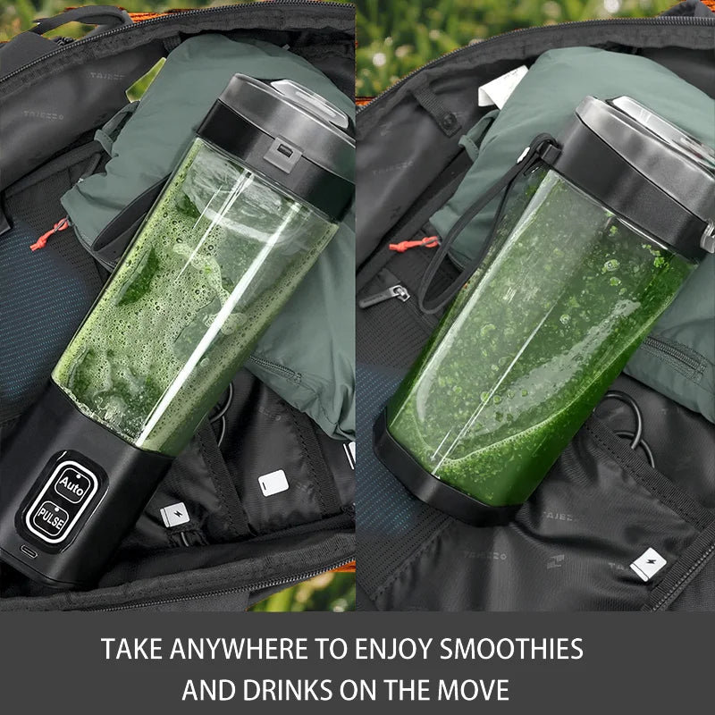 Portable USB Rechargeable Blender – 700ml | 6-Blade Fruit Mixer | Smoothies, Shakes & Juicing