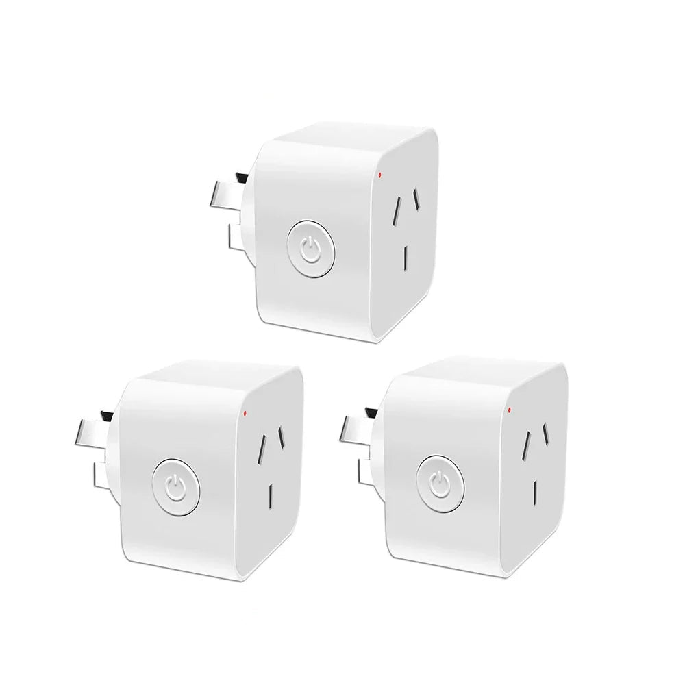 WiFi Smart Plug with Power Monitor – 16A AU Plug | Alexa & Google Home Compatible | Energy Monitoring & Timer