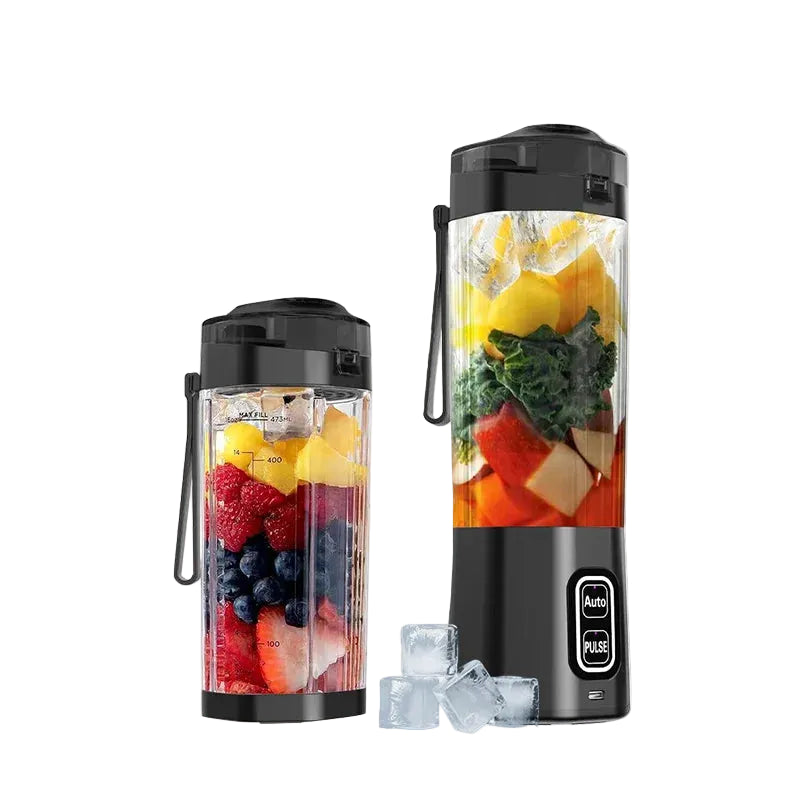 Portable USB Rechargeable Blender – 700ml | 6-Blade Fruit Mixer | Smoothies, Shakes & Juicing