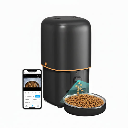 Automatic Pet Feeder with 1080P Camera – 8L Smart Food Dispenser with WiFi App Control & Voice Recorder | Cats & Dogs