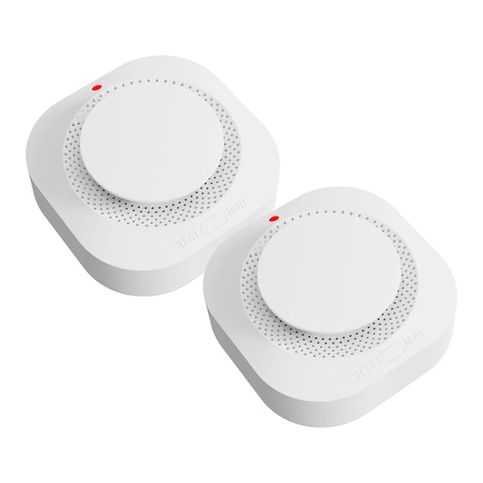 WiFi Smoke Detector with App Alerts – Photoelectric Sensor | Home & Kitchen | Tuya Smart Compatible