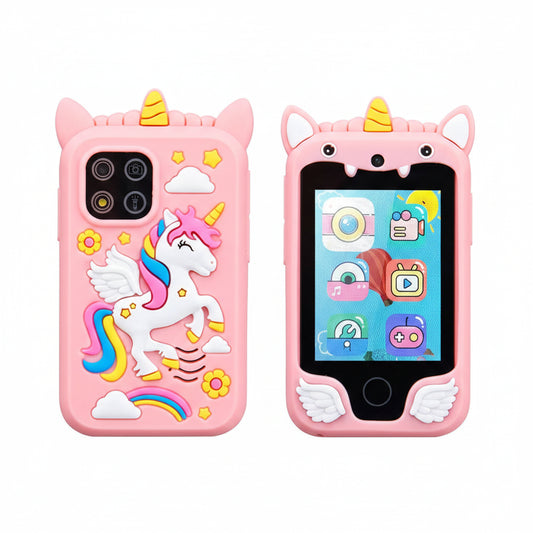 Kids Smart Camera & MP3 Player – Touchscreen | Unicorn Design | Educational Toy for Girls & Boys Age 3–8