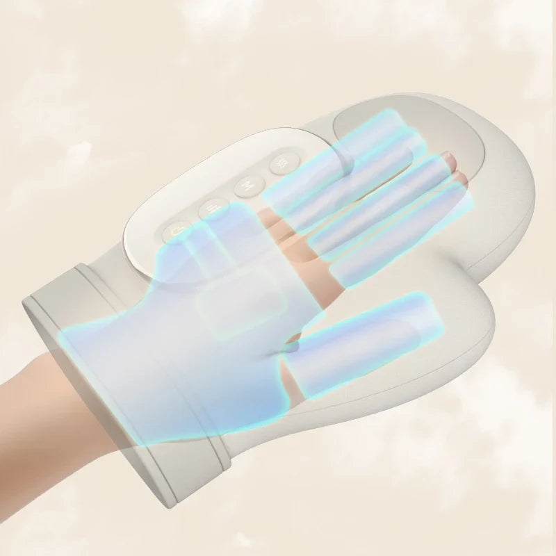 Cordless Heated Hand Massager with Air Compression Grey