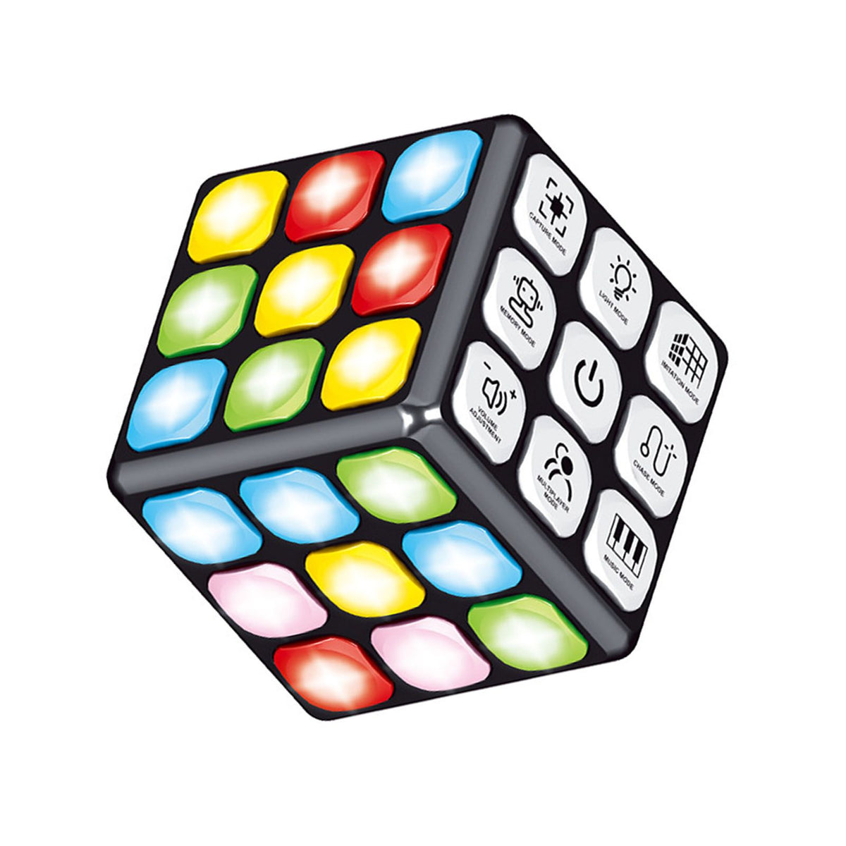 Electronic Music Puzzle Cube Toy with Lights 3 Levels