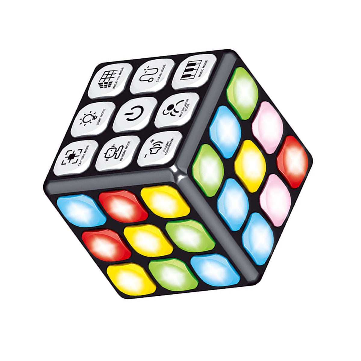 Electronic Music Puzzle Cube Toy with Lights 3 Levels