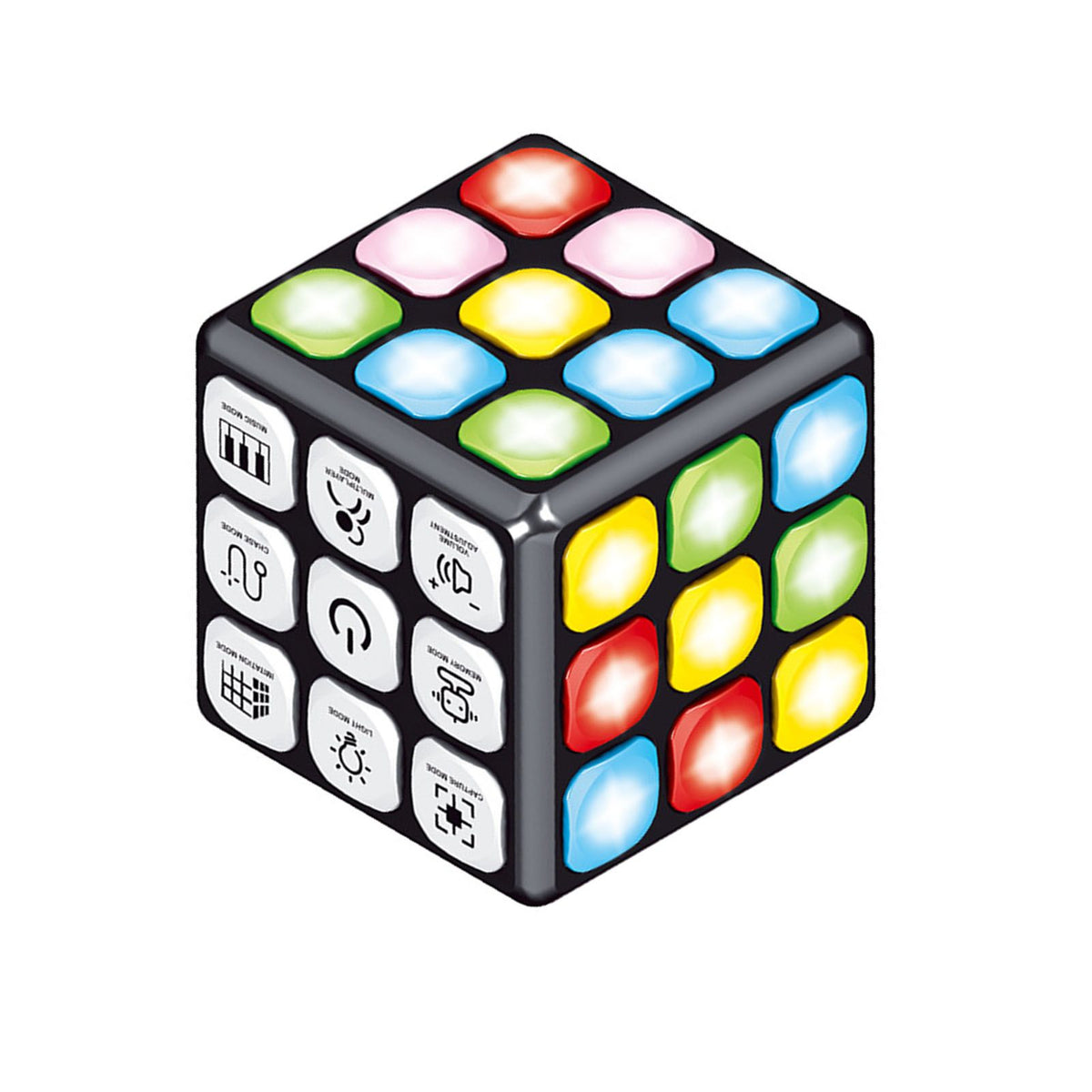 Electronic Music Puzzle Cube Toy with Lights 3 Levels