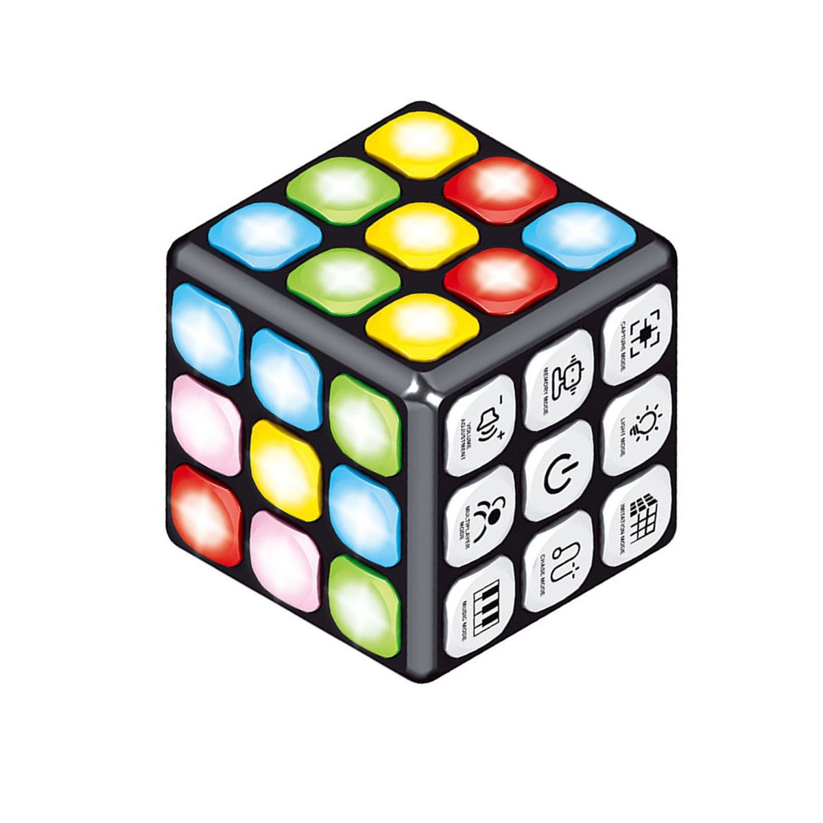 Electronic Music Puzzle Cube Toy with Lights 3 Levels