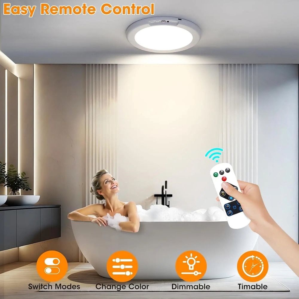 Magnetic Motion Sensor LED Light Rechargeable White