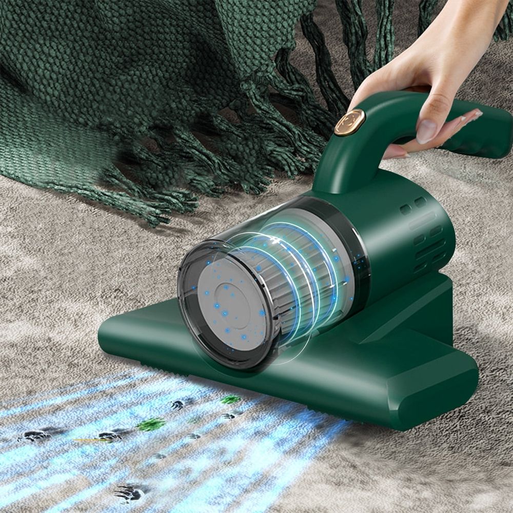 Cordless Mattress Vacuum Cleaner With UV Light Green