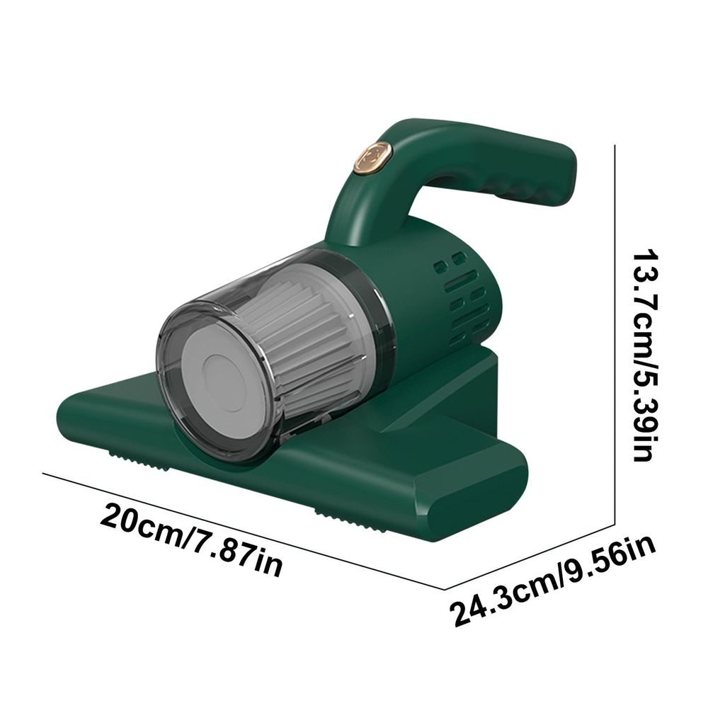 Cordless Mattress Vacuum Cleaner With UV Light Green