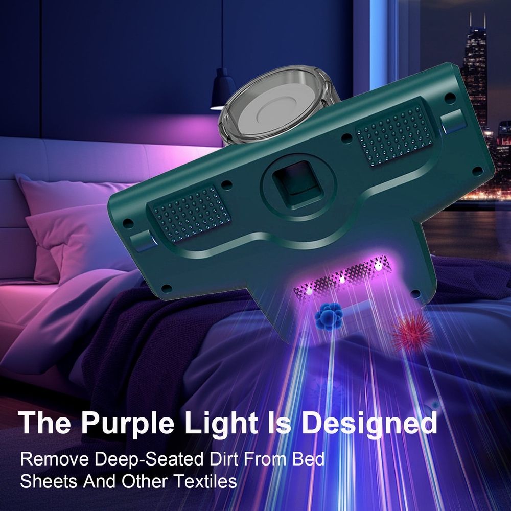 Cordless Mattress Vacuum Cleaner With UV Light Green