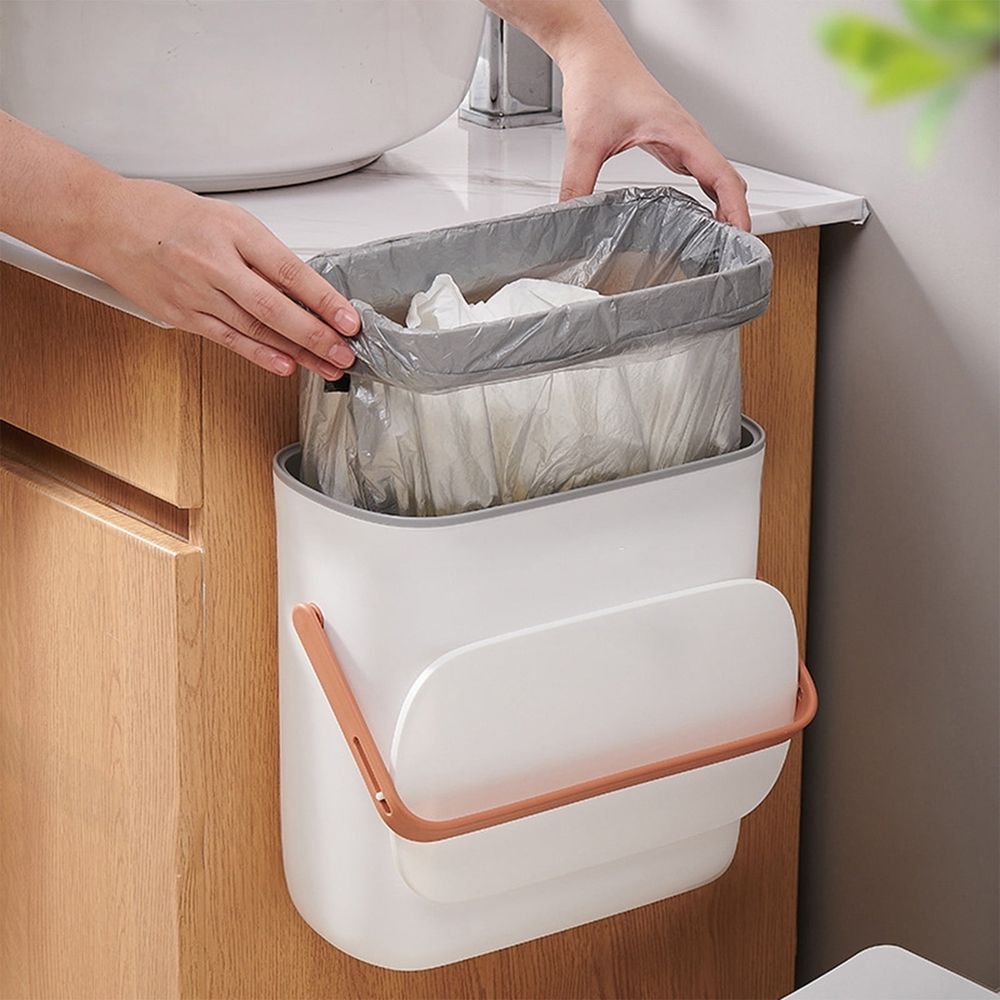 Foldable Hanging Kitchen Bin 10L Grey