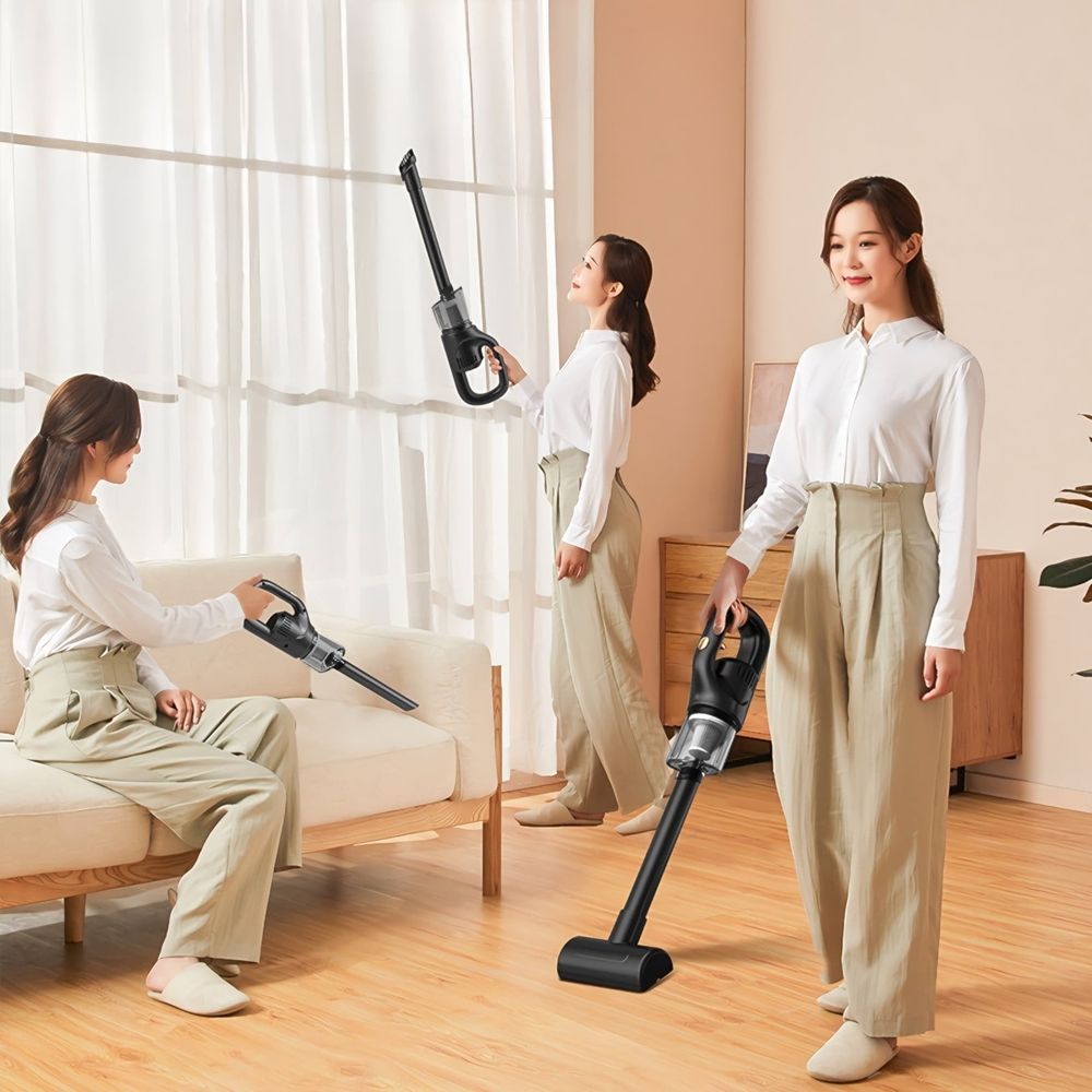 Cordless Handheld Car Vacuum Cleaner 10kPa Black