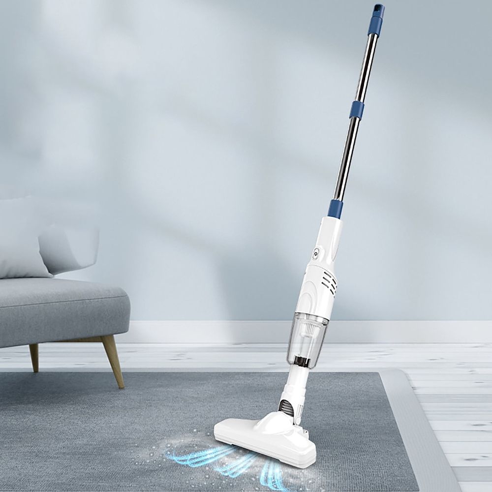 Cordless 2 In 1 Stick Vacuum Cleaner Lightweight White