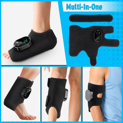 Cordless Heated Foot and Ankle Massager with Vibration