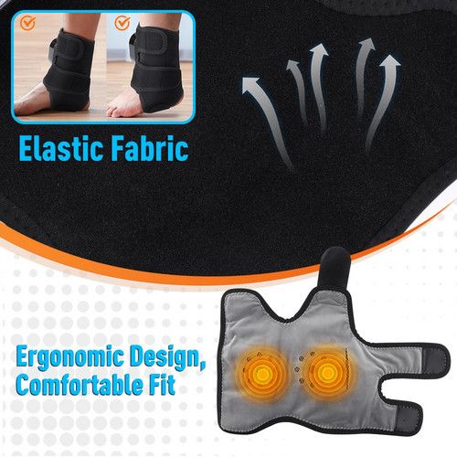 Cordless Heated Foot and Ankle Massager with Vibration