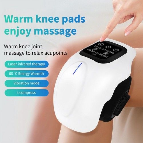 Cordless Heated Knee Massager White