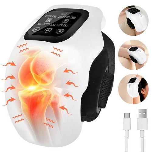 Cordless Heated Knee Massager White