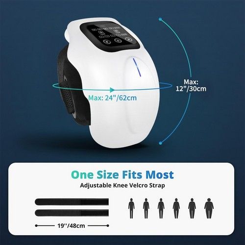 Cordless Heated Knee Massager White