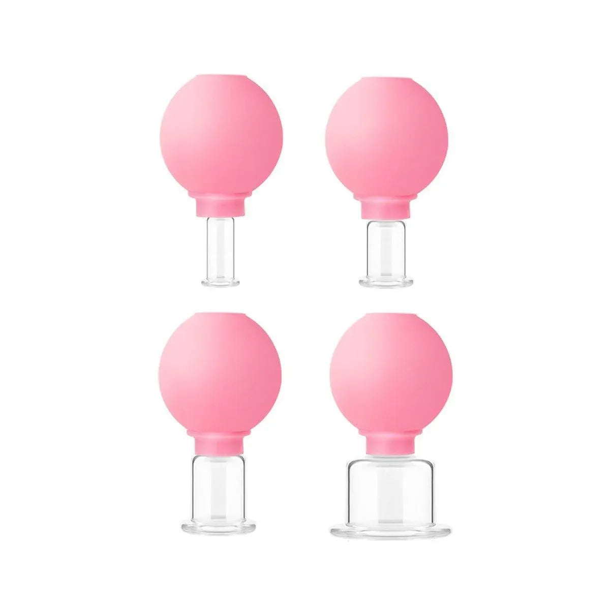 Manual Cupping Cups Set of 4 Pink