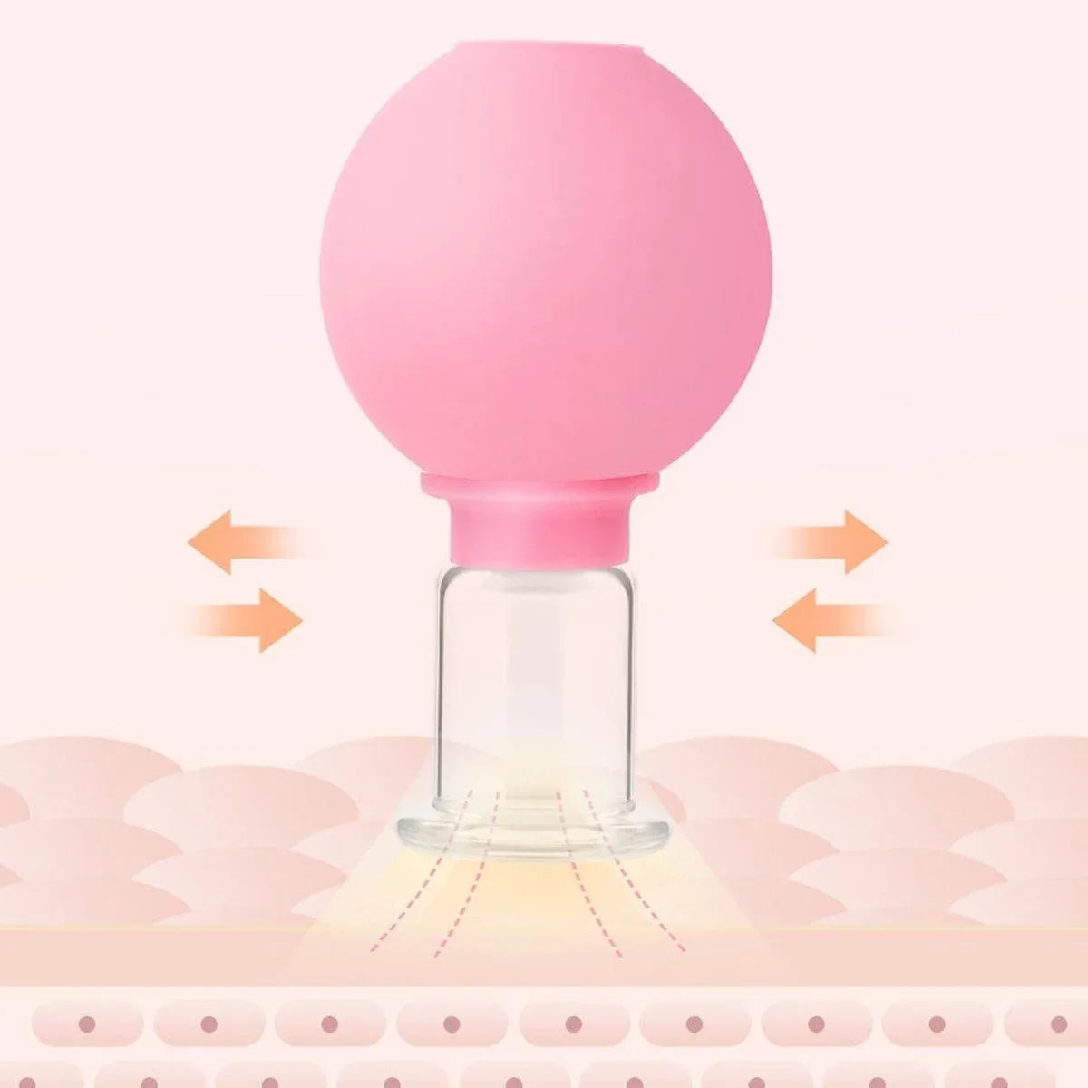 Manual Cupping Cups Set of 4 Pink