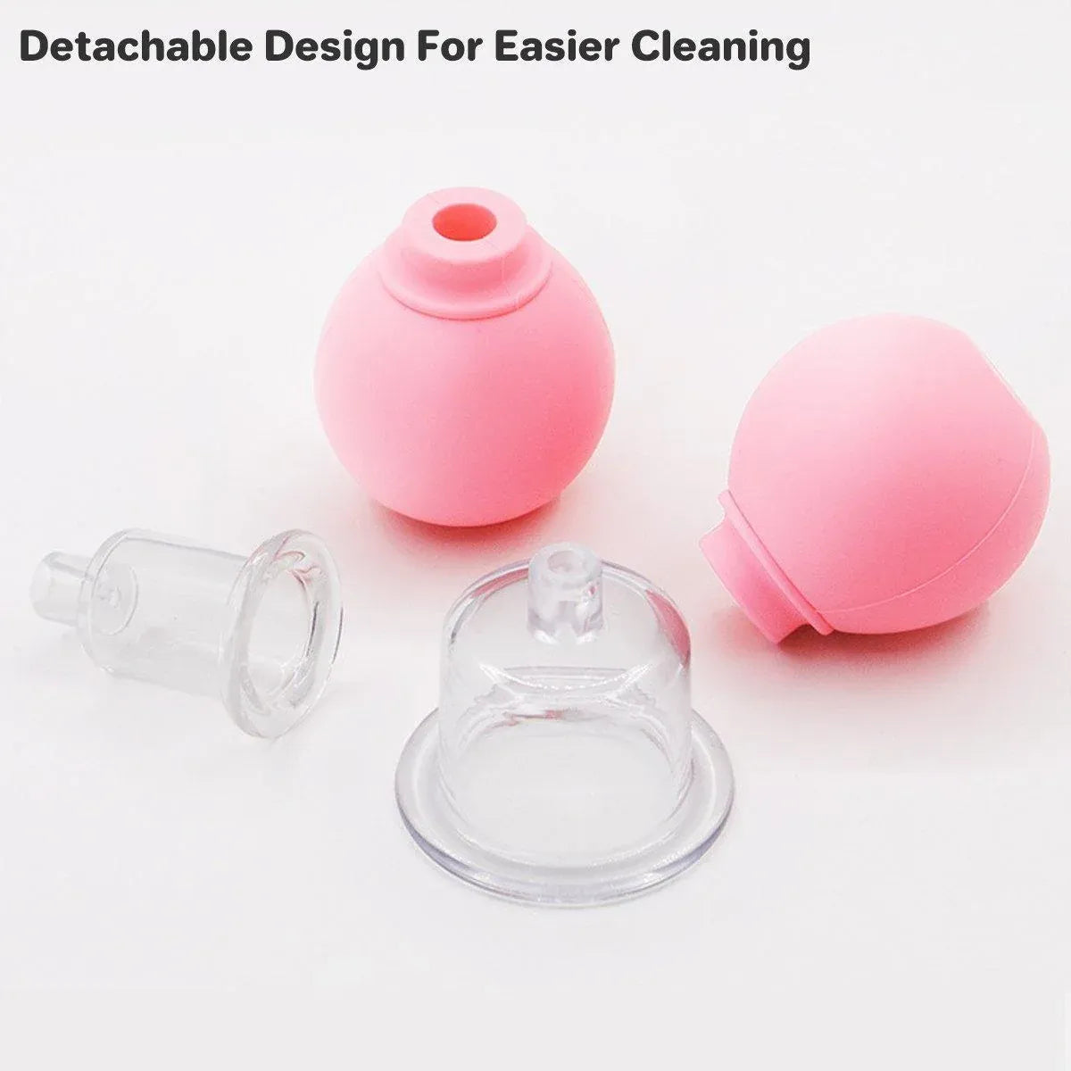 Manual Cupping Cups Set of 4 Pink