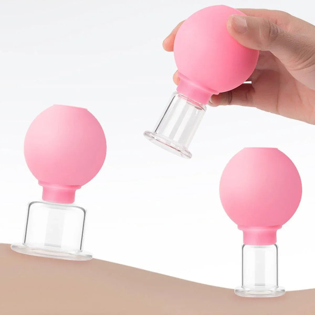 Manual Cupping Cups Set of 4 Pink