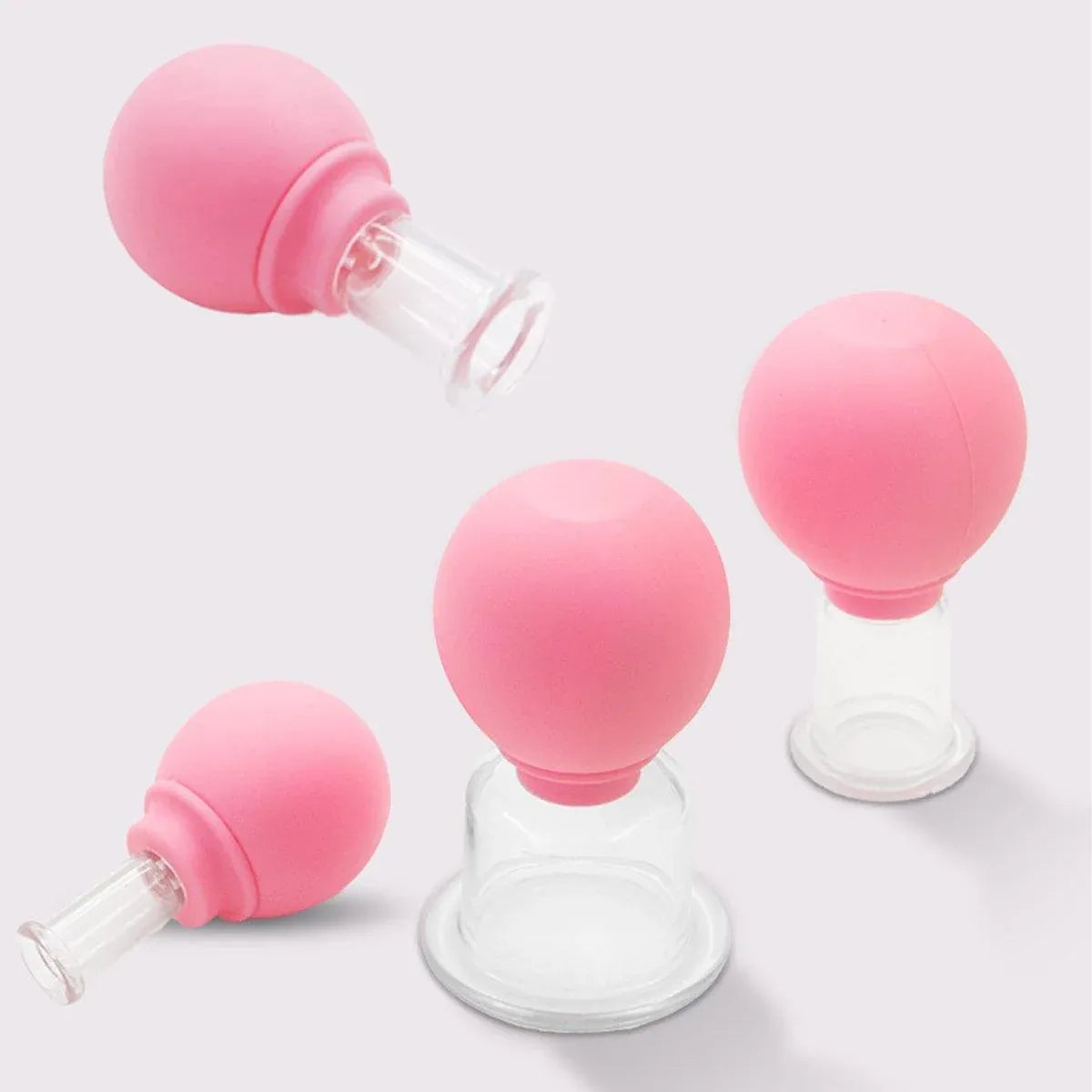 Manual Cupping Cups Set of 4 Pink