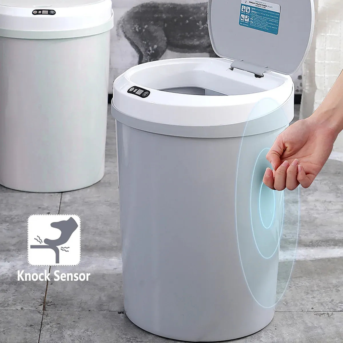 Automatic Sensor Bin 12L Grey