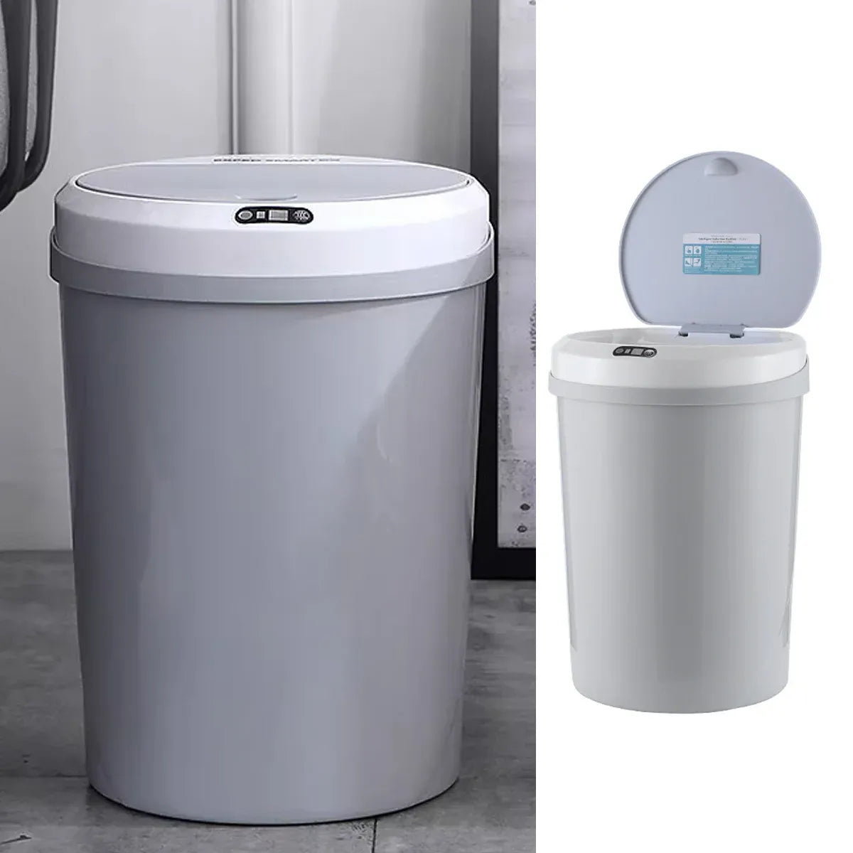 Automatic Sensor Bin 12L Grey