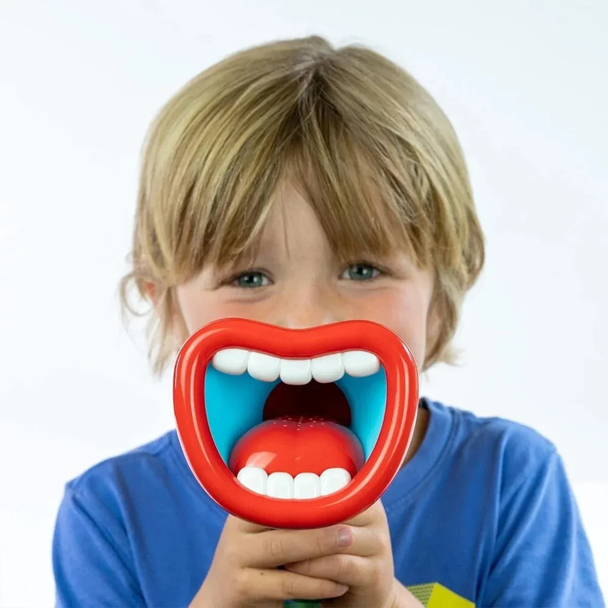Kids Voice Changer Megaphone Toy with Sound Effects Blue
