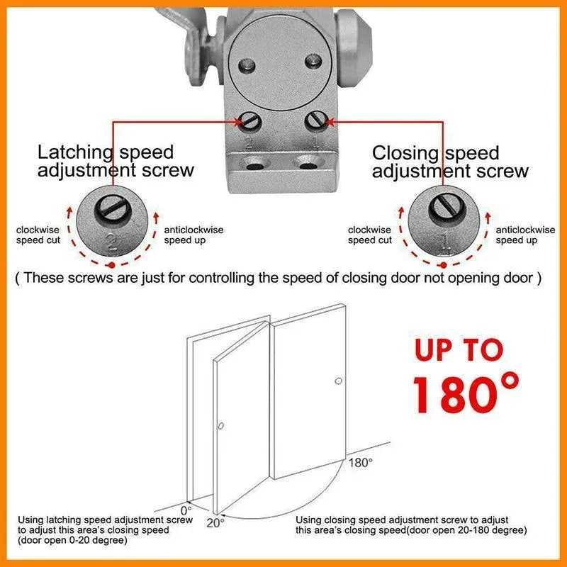 Hydraulic Automatic Door Closer Adjustable Speed