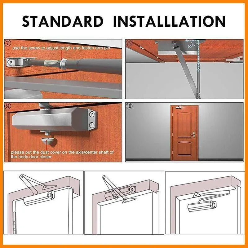 Hydraulic Automatic Door Closer Adjustable Speed