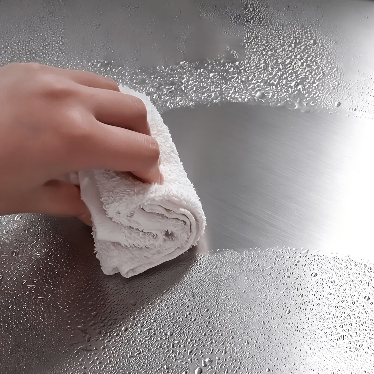 Stainless Steel Chopping Board with Raised Edge 40 x 30cm