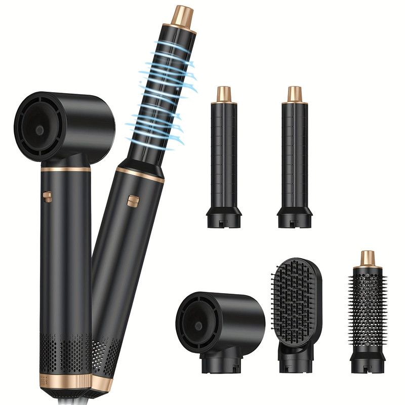 5 in 1 Hot Air Hair Styler Black